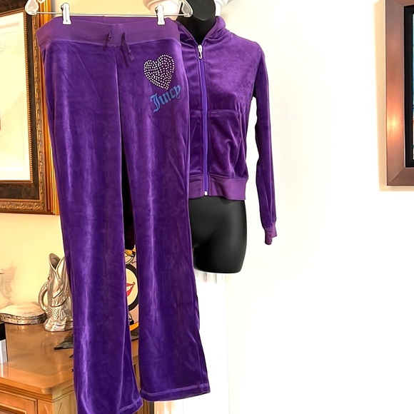 Juicy Couture Velour Purple Tracksuit 🌸 Y2K New NEW! - Picture 8 of 11